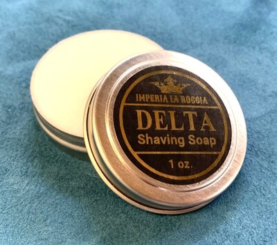 ILR DELTA Shave Soap 1 oz. Sample Size (Rosemary, Mint, and Sage)