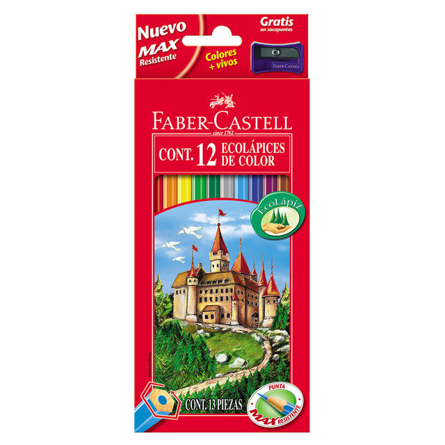 COLORES LARGOS X12 - FABER CASTELL