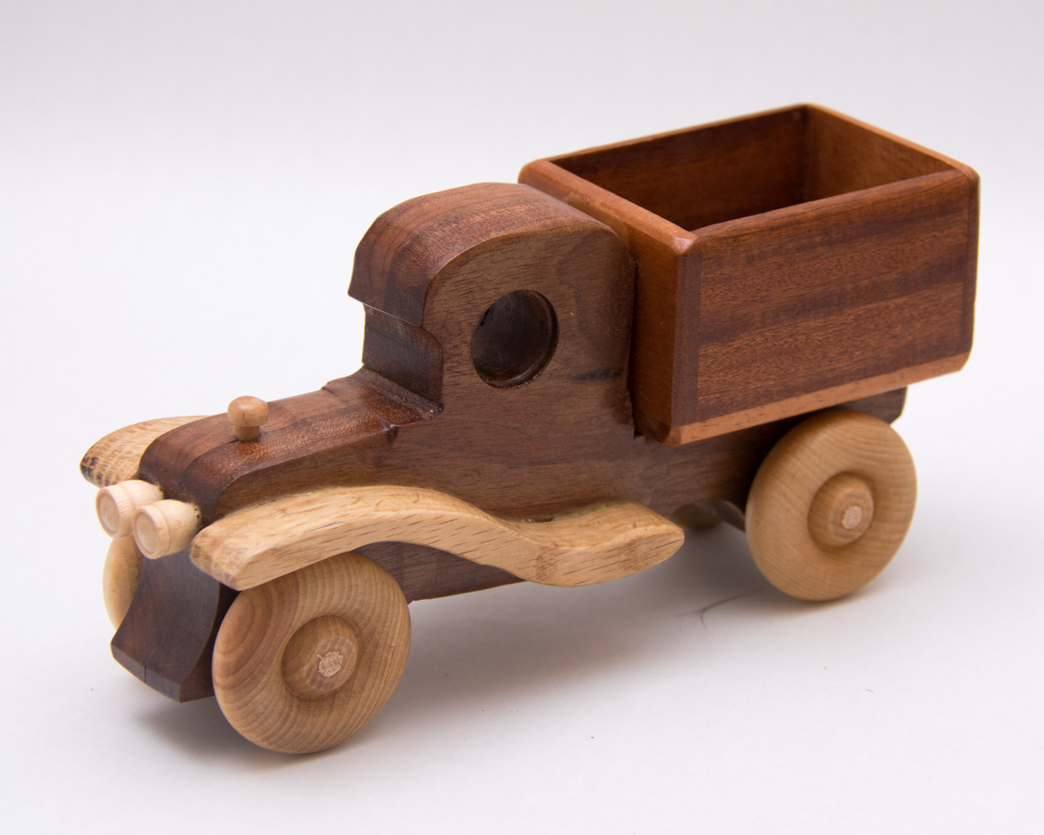 handmade wooden toy trucks