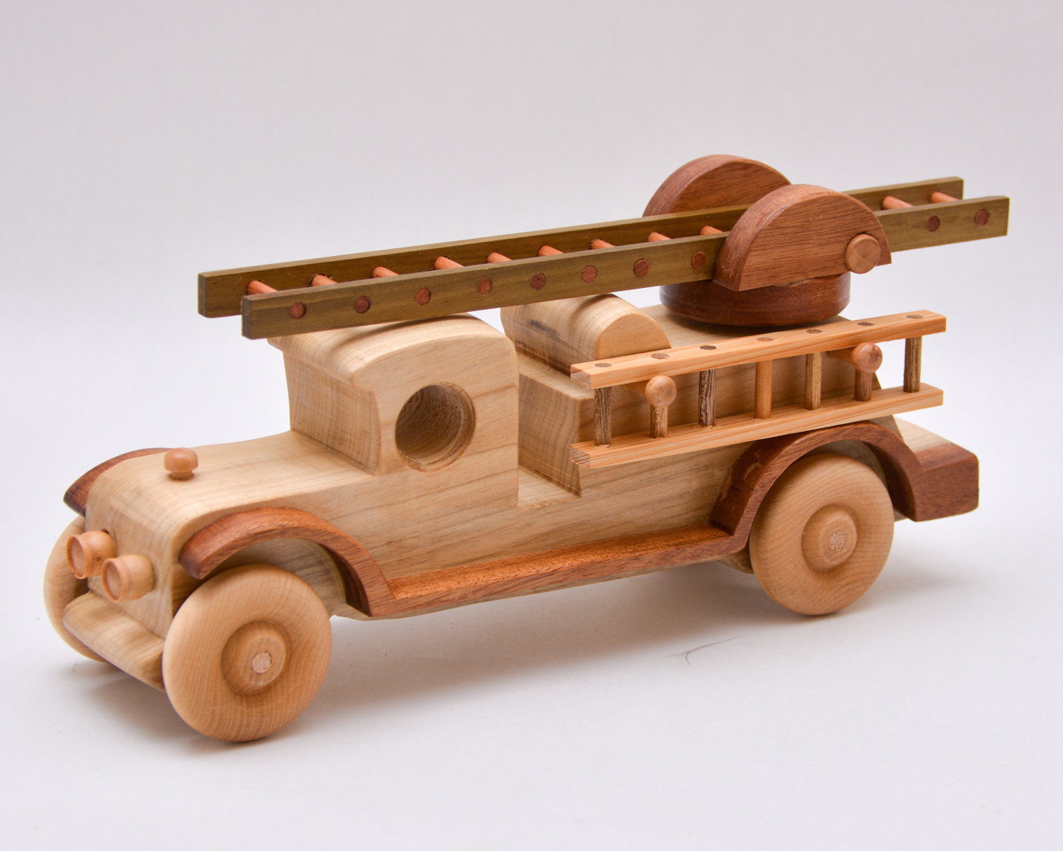 Firetruck (F0003) Handmade Wooden Toy Vehicle / Truck by Springer Wood