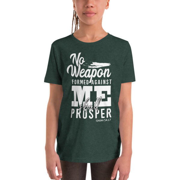 "No Weapon Formed Against Me" - Kids Unisex T-Shirt