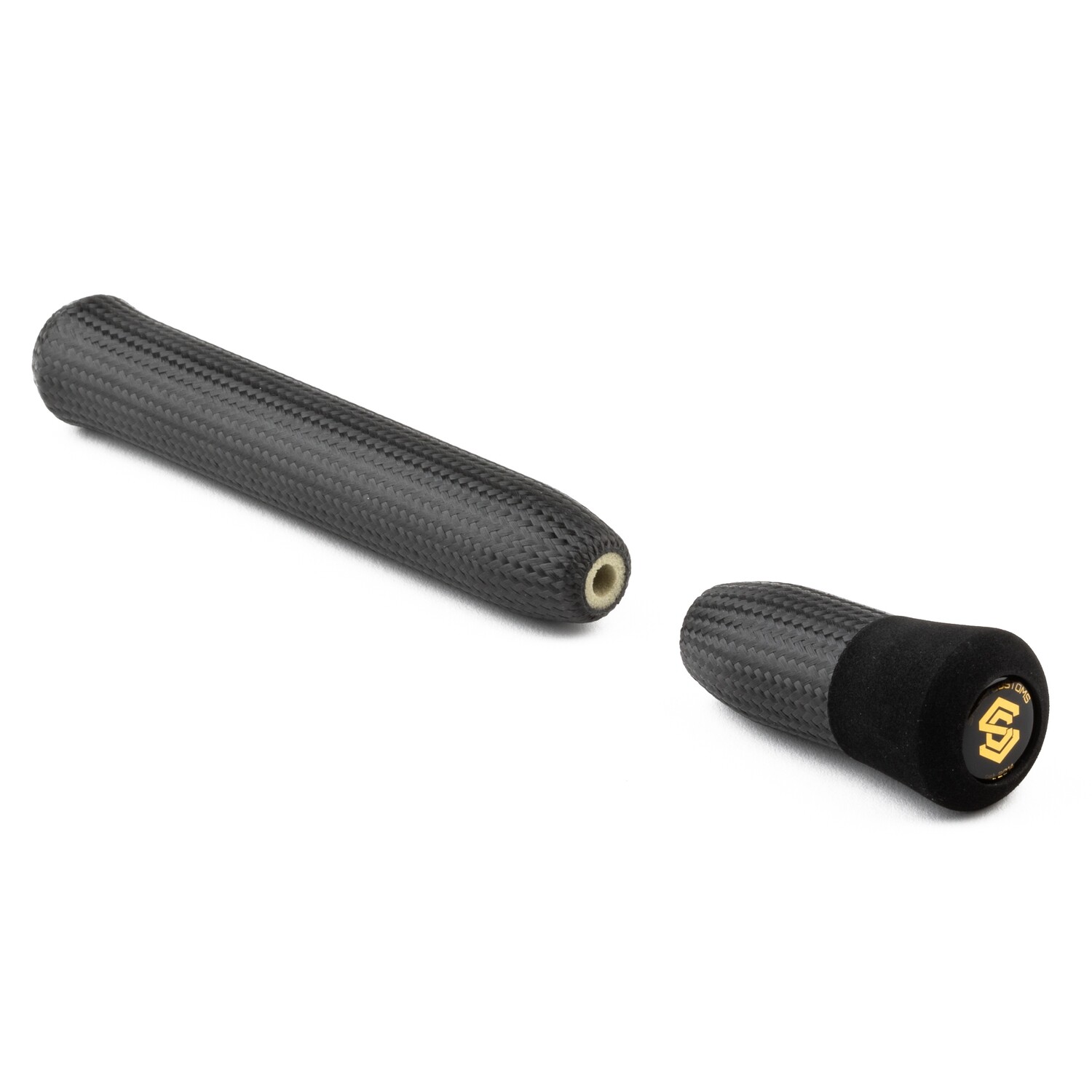 Carbon Stealth "Soft Touch" Split Grips, EVA Butt Cap 3.48 grams: ADD ON