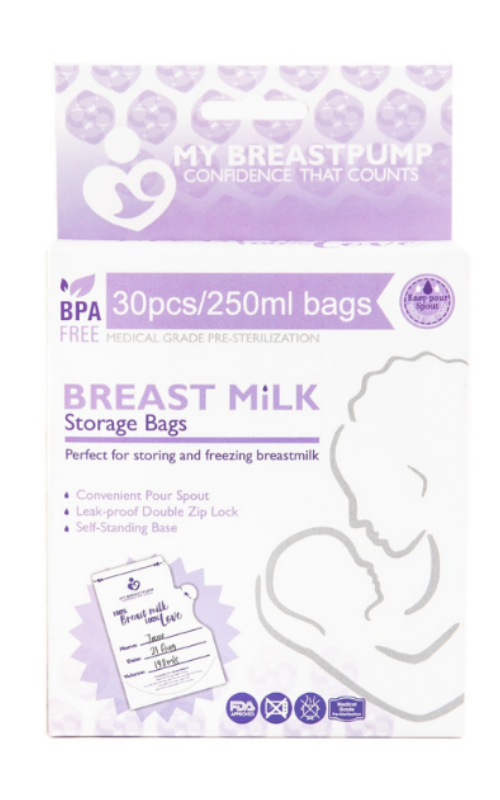 30x 250ml Freezer Bags