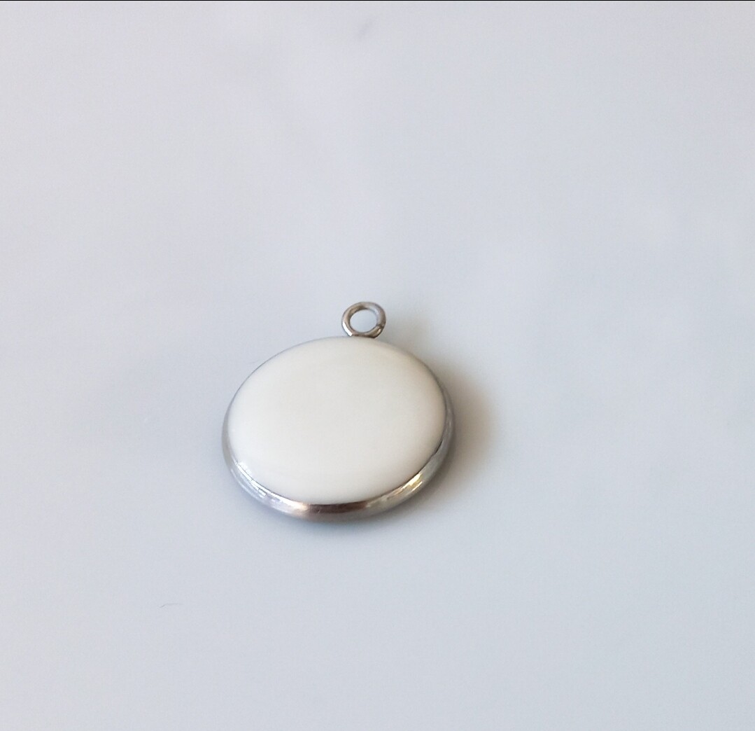 20mm Necklace breast milk pendant only