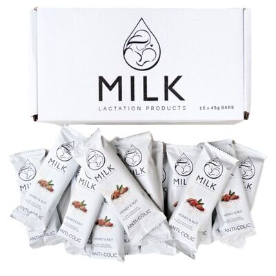 15x Honey &amp; Nut Milk Lactation Bars