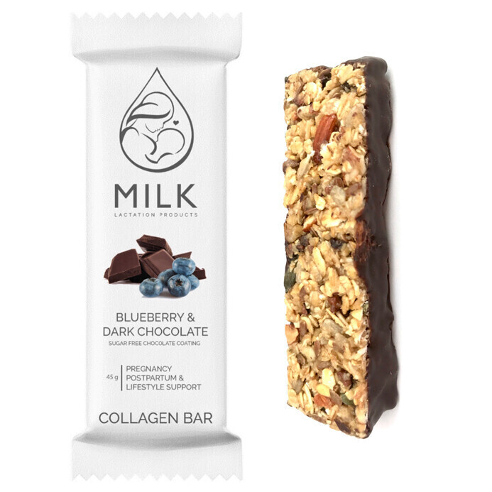1x Blueberry &amp; Dark Chocolate Collagen Bars