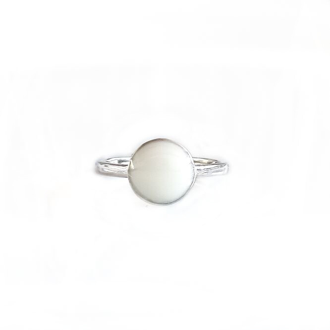 Circular breast milk ring