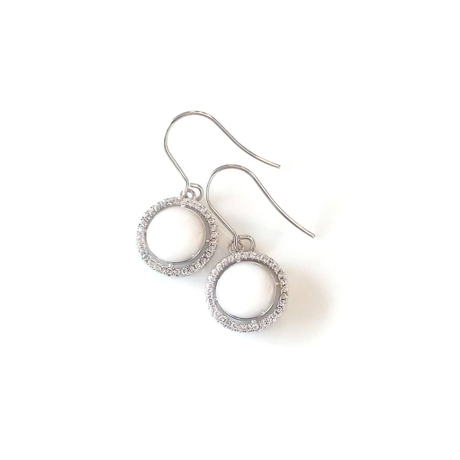 Circular Halo earrings