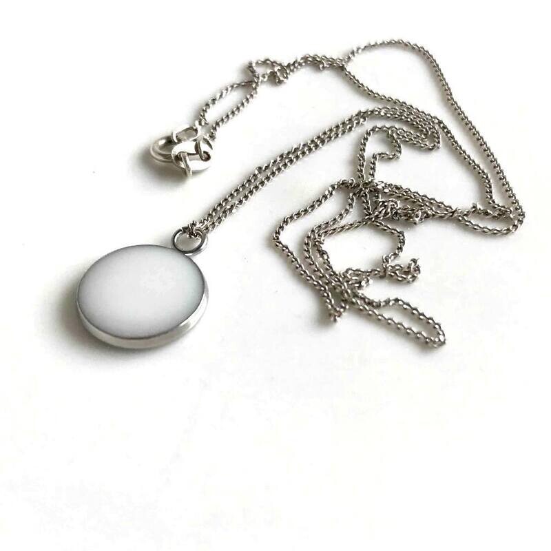 Necklace with breast milk  pendant