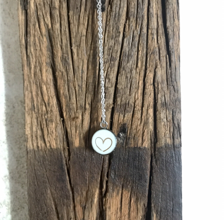 Necklace breast milk with baby hair pendant only
