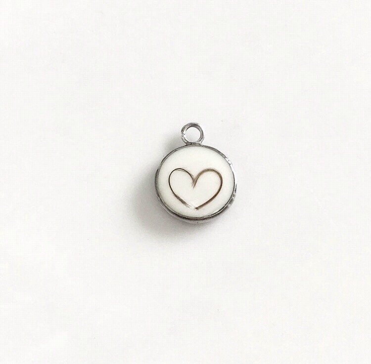 Necklace breast milk with baby hair pendant only