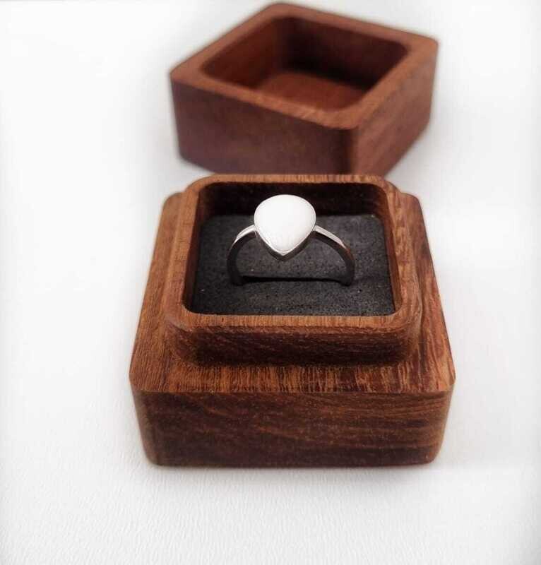 Drop shaped breast milk ring