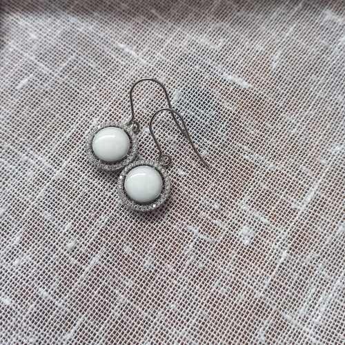 Circular Halo earrings