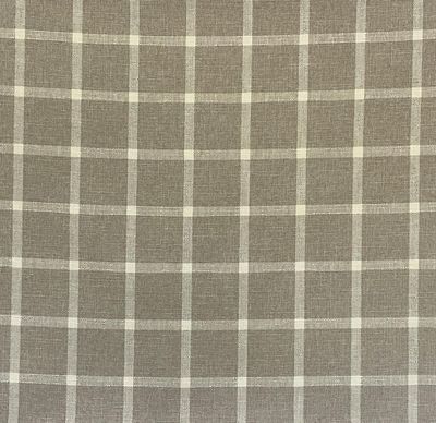 Veranda Check Linen/Ivory