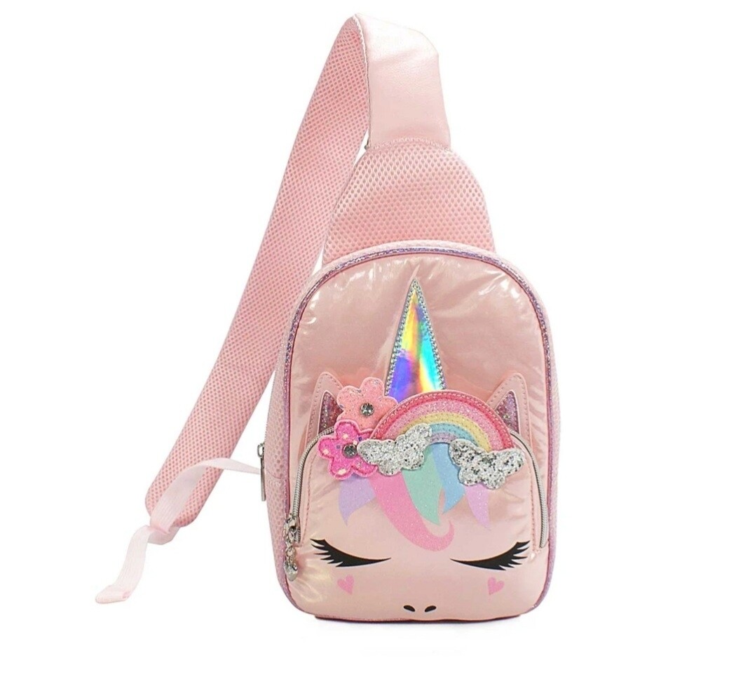 Mini Rainbow Sling Backpack Purse