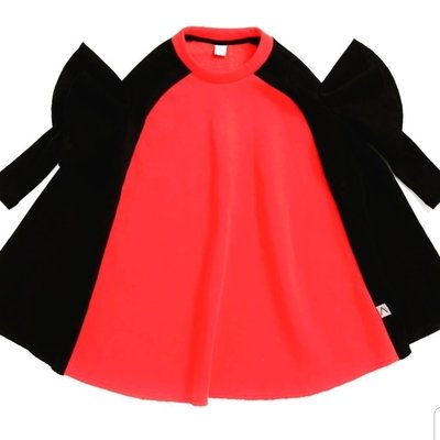 Red Poncho Dress (clearance)