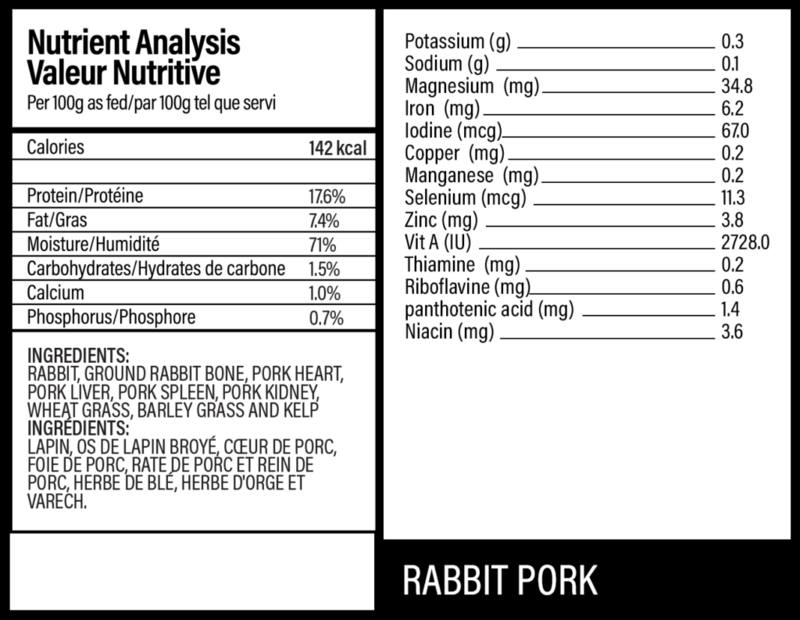 RABBIT with PORK 2LB