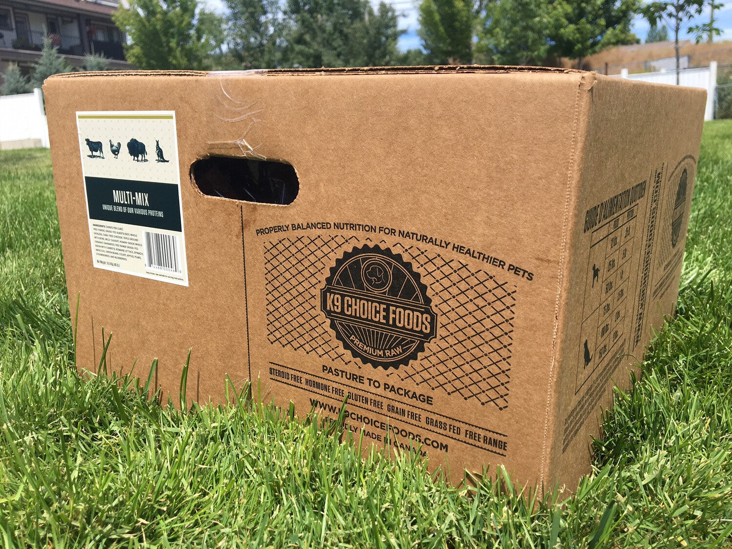 k9 choice raw dog food