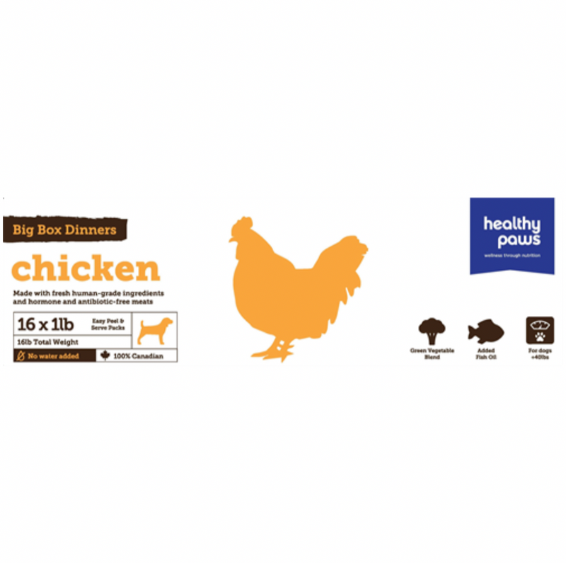 BIG BOX CHICKEN DINNER - 16LB BIG BOX CHICKEN DINNER - 16LB