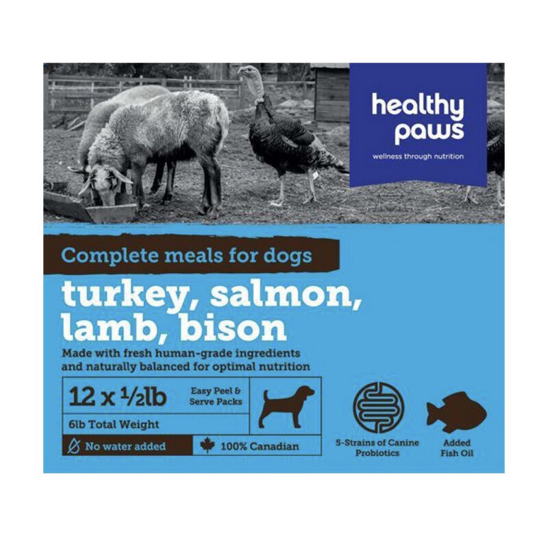 TURKEY, LAMB, SALMON, BISON - 8LB