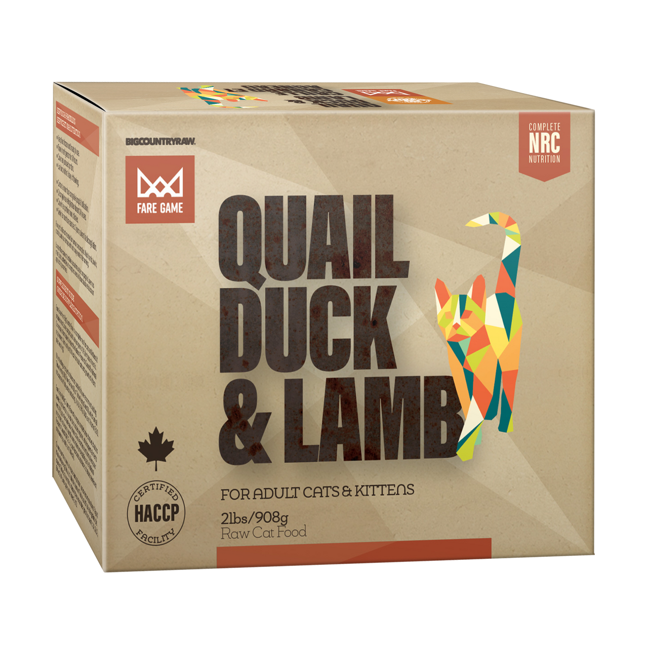 QUAIL AND DUCK with LAMB 2LB