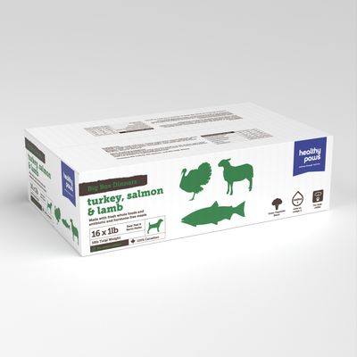 BIG BOX TURKEY/SALMON/LAMB - 16LB