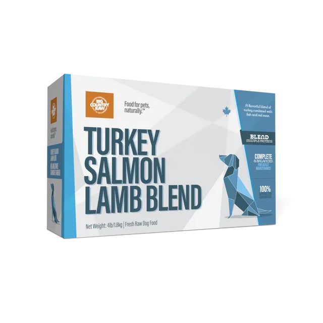 TURKEY SALMON LAMB BLEND - 4LB TURKEY SALMON LAMB BLEND - 4LB