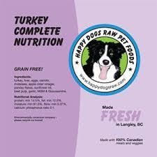 TURKEY COMPLETE - Meat, Organ, Bone, Veggies, Supplements