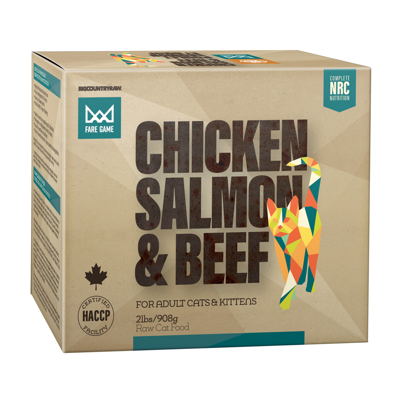CHICKEN SALMON with BEEF 2LB
