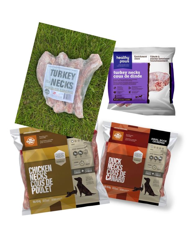 RAW NECKS - Meal Replacement Bones