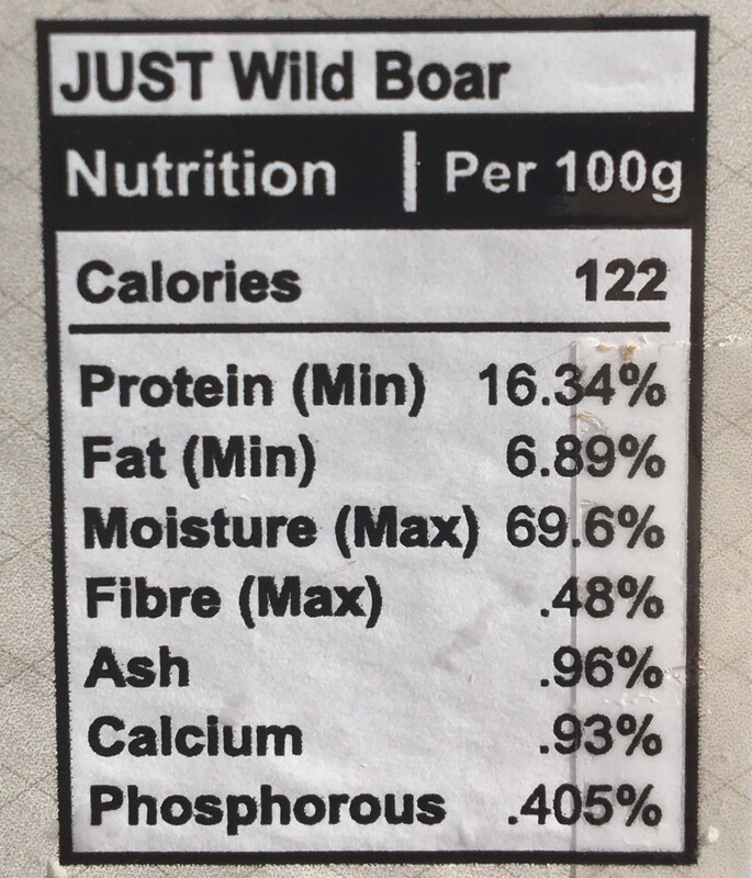 WILD BOAR JUST - 20LB