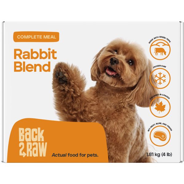 Rabbit with Beef Blend - 4lb