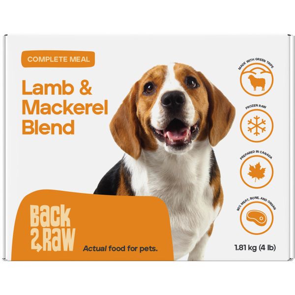Lamb with Mackerel Blend - 4lb