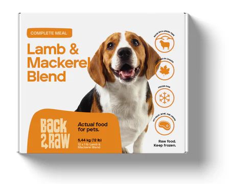 Lamb with Mackerel Blend - 12lb