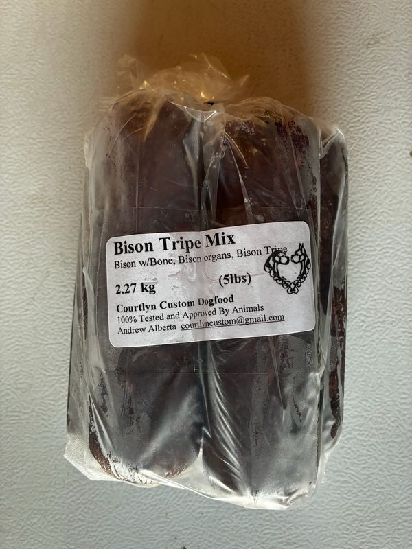 Bison with Tripe Only - 80/10/10