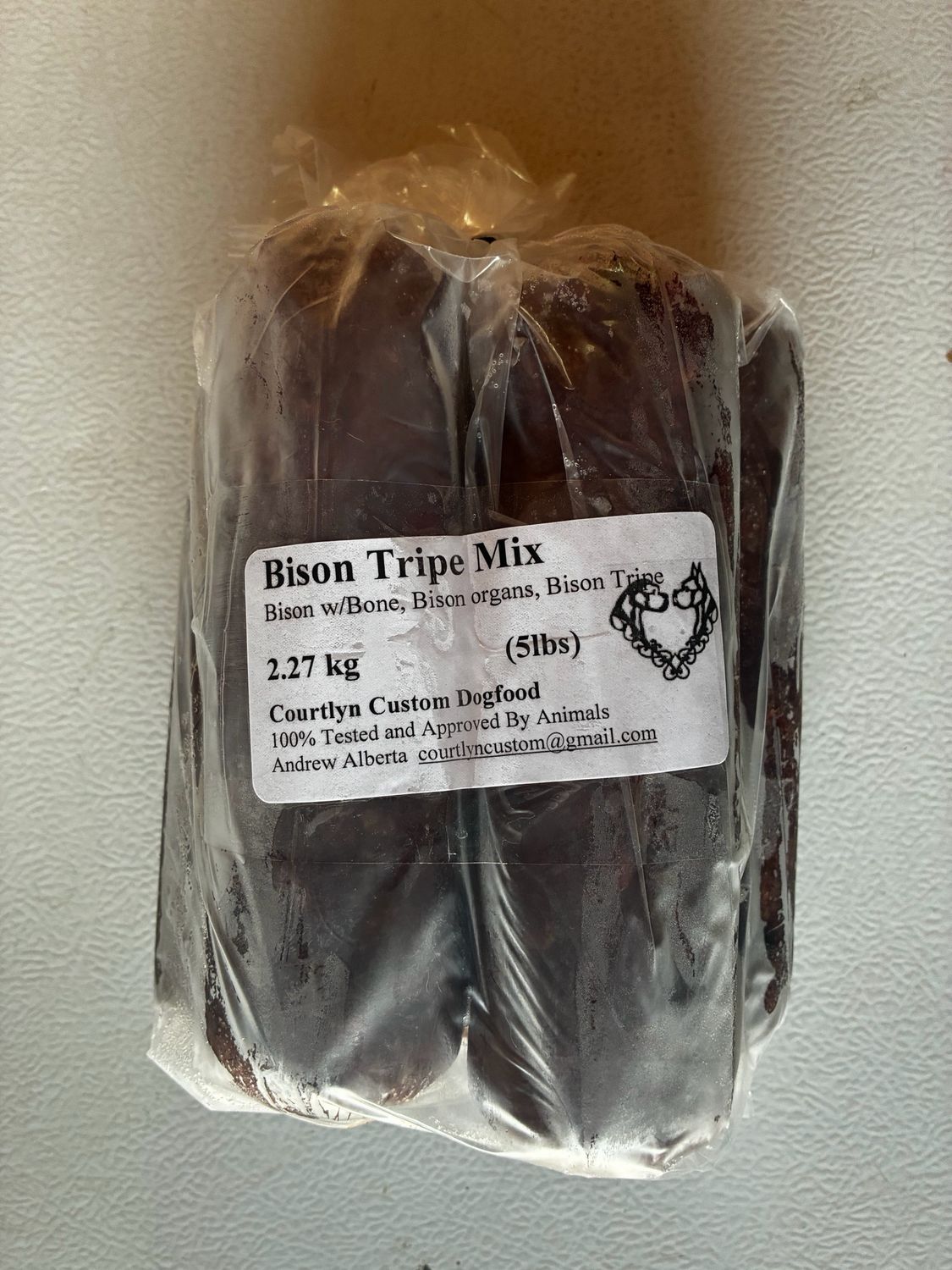Bison with Tripe Only - 80/10/10 Bison with Tripe Only - 80/10/10