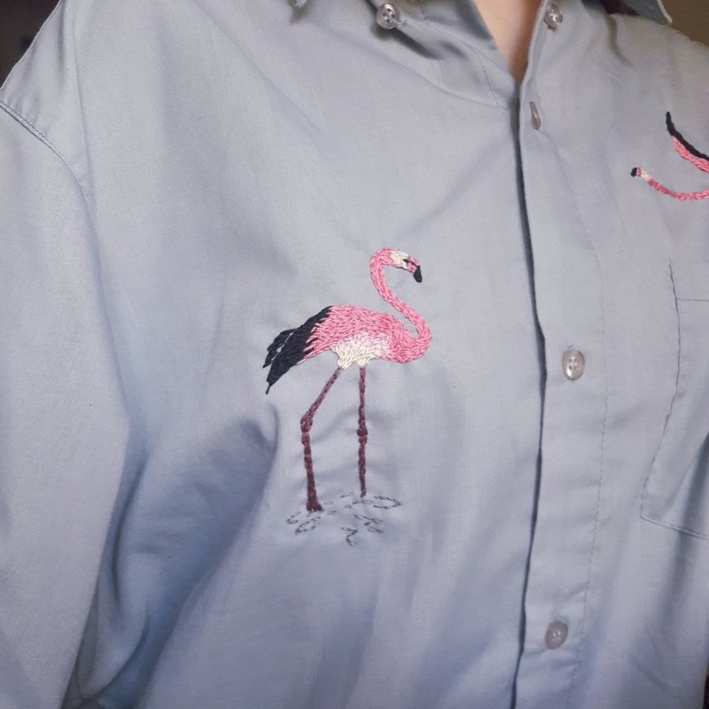 Camisa &quot;Flamenco del Caribe&quot;
