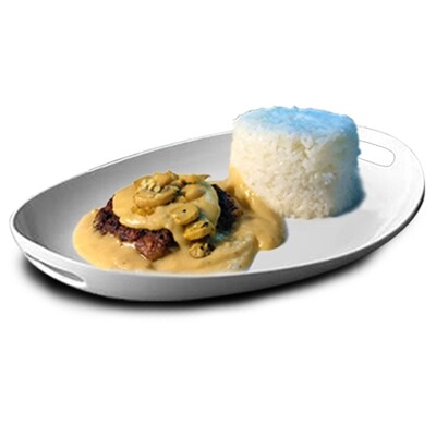 HAMBURGER STEAK MEAL - SINGLE