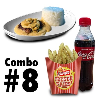 COMBO #8 - HAMBURGER STEAK SINGLE