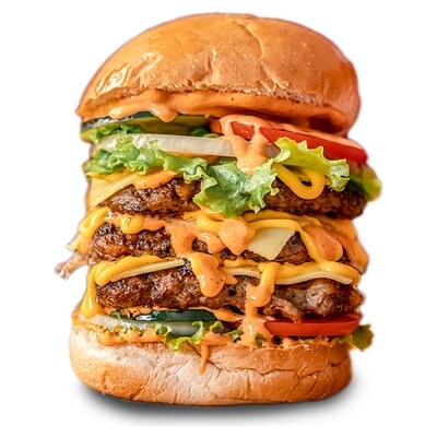 AEDAN'S STACK 3 BURGER