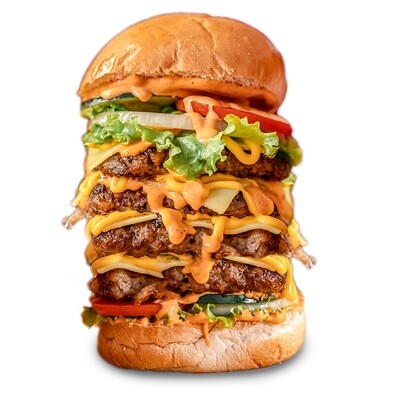 AEDAN'S STACK 4 BURGER