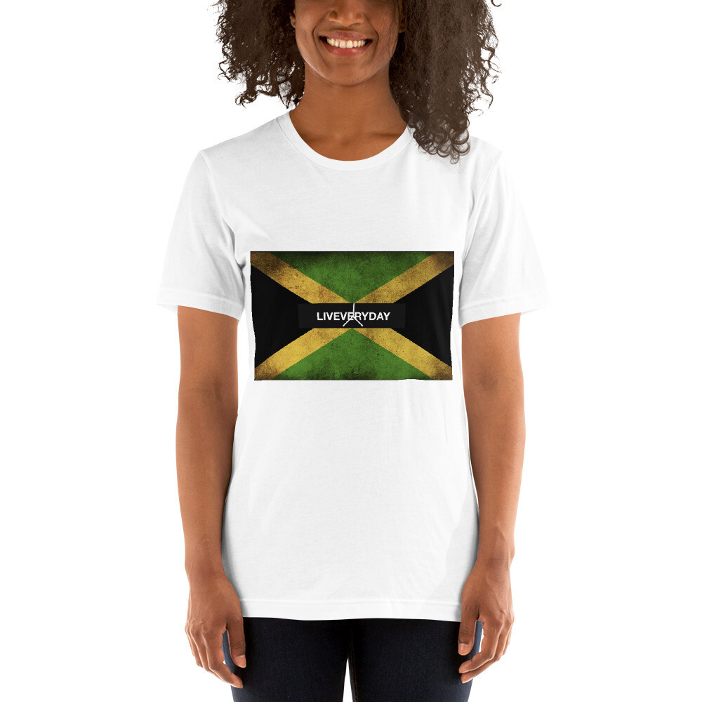Short-Sleeve Unisex T-Shirt, Color: White, Size: XS