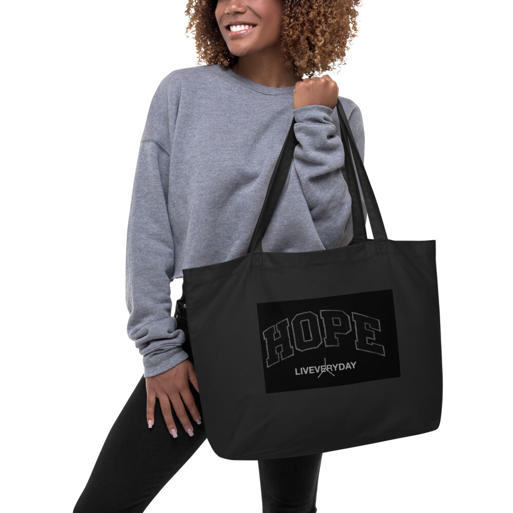 H O P E- Liveveryday Organic tote bag