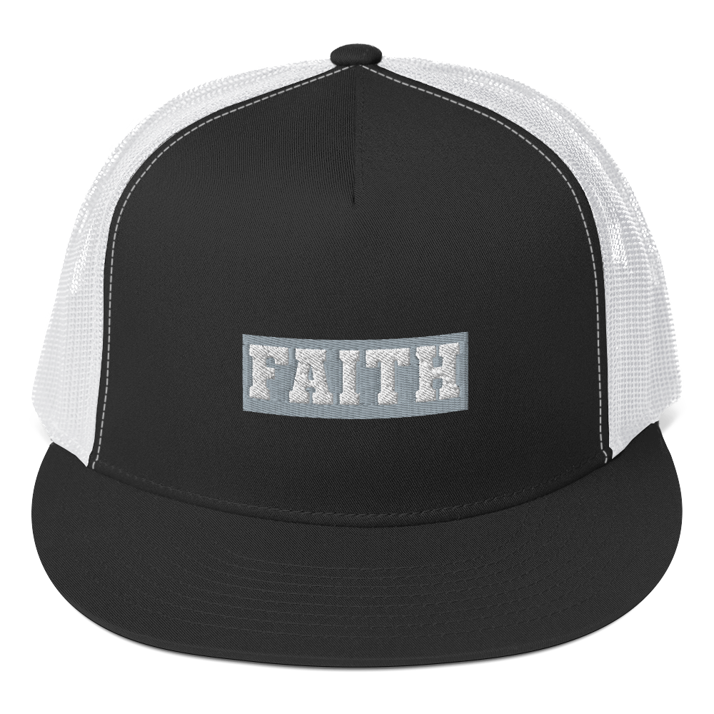 Walk by FAITH-Trucker Cap, Color: Black/ White