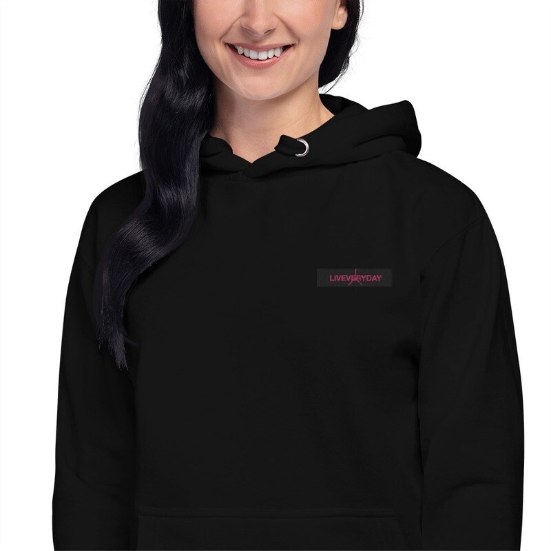 WFH Unisex Hoodie, Color: Black, Size: S