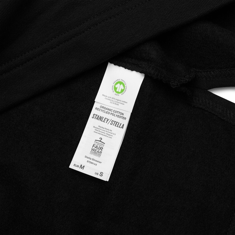 BLACK LOVE Hoodie dress