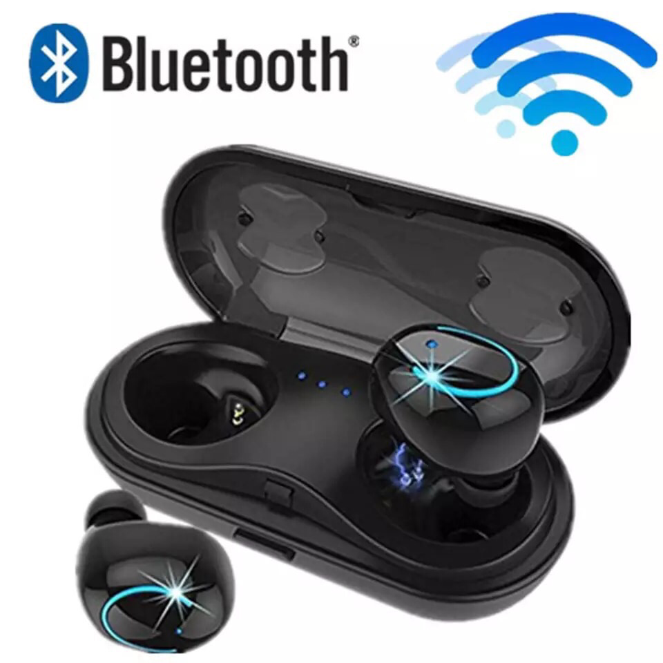 wireless headphones bluetooth noise canceling earphones phone earbuds headset with microphone Charging Case 