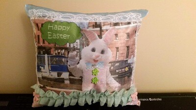Easter Bunny/Springtime pillow 008