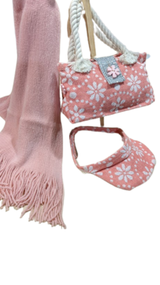 Pink Handbag/Tote set 1