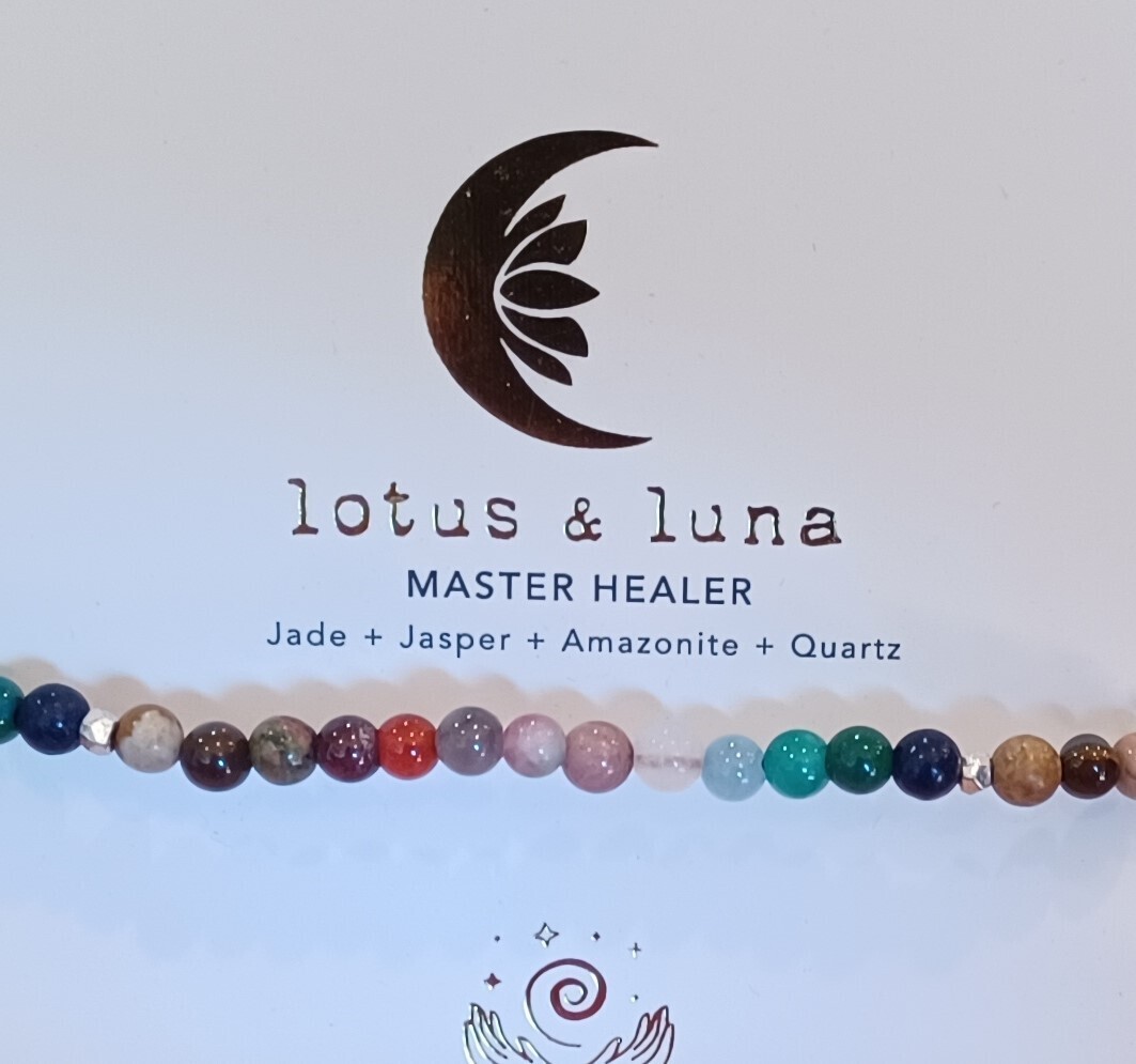 Lotus and Luna Master Healer 4mm bracelet